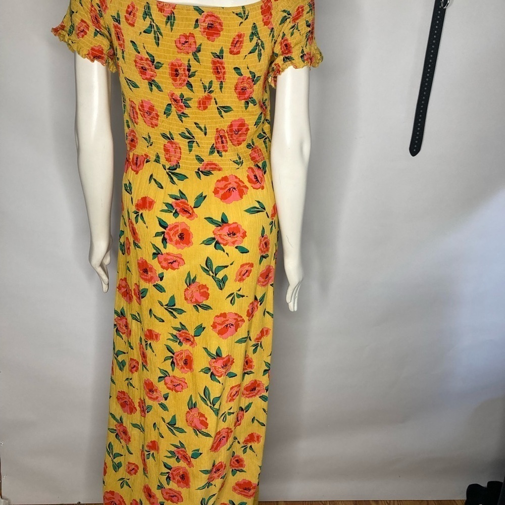 Brave Soul London Floral Maxi Dress Sz Large - Picture 6 of 8